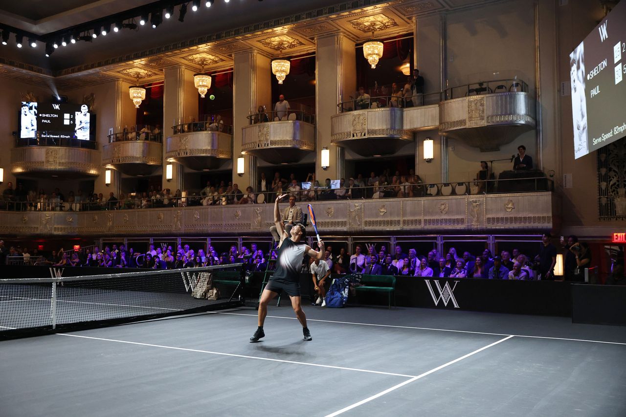 Ben Shelton at the Waldorf Astoria New York Ballroom Tennis InvitationalCredit: Kevin Mazur/Getty