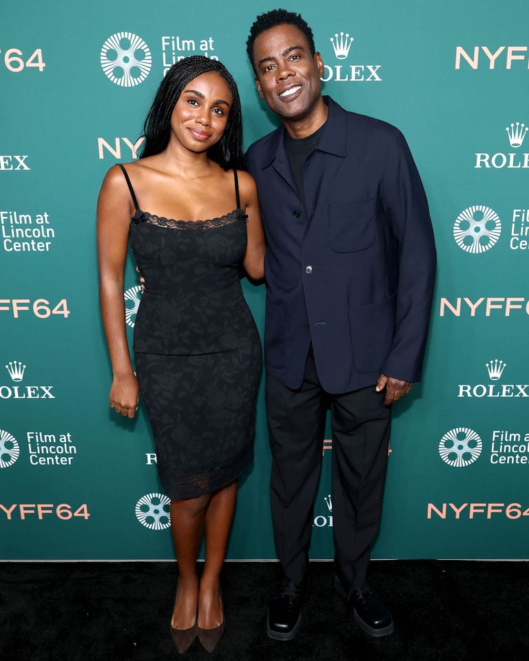 Zahra Rock and Chris Rock attend the Chris Rock (right) with his daughter Zahra (left) at the ‘Misty Green’ red carpet at New York Film FestivalCredit: Cindy Ord/Getty