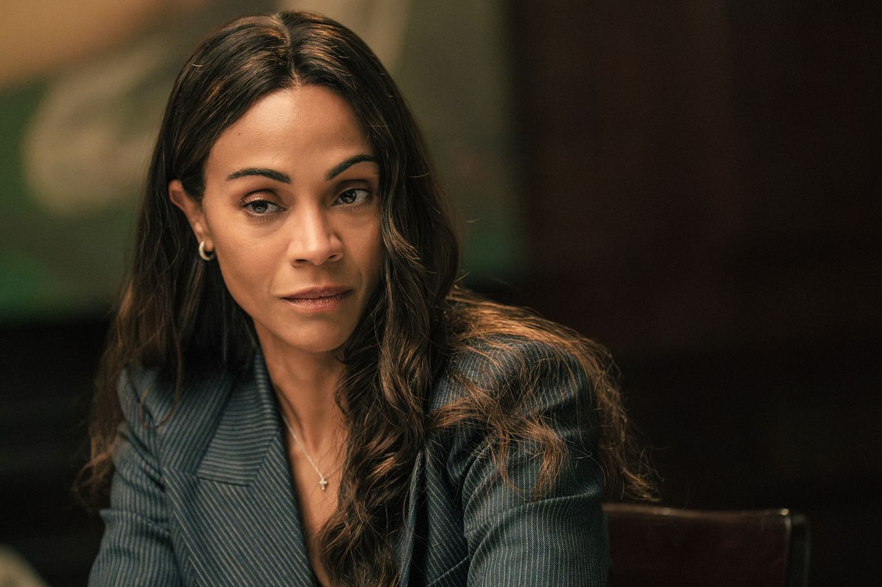 Zoe Saldana as Joe in Lioness, episode 6, season 3, streaming on Paramount+, 2026. Zoe Saldana as Joe in ‘Lioness’Credit: Ryan Green/Paramount+