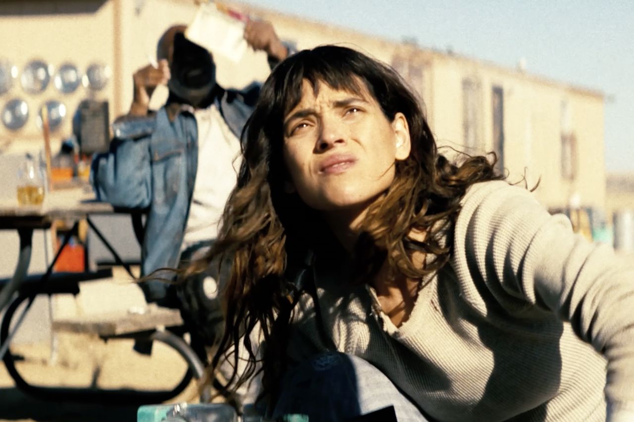 Adria Arjona in Onslaught (2026) Adria Arjona in ‘Onslaught’Credit: A24