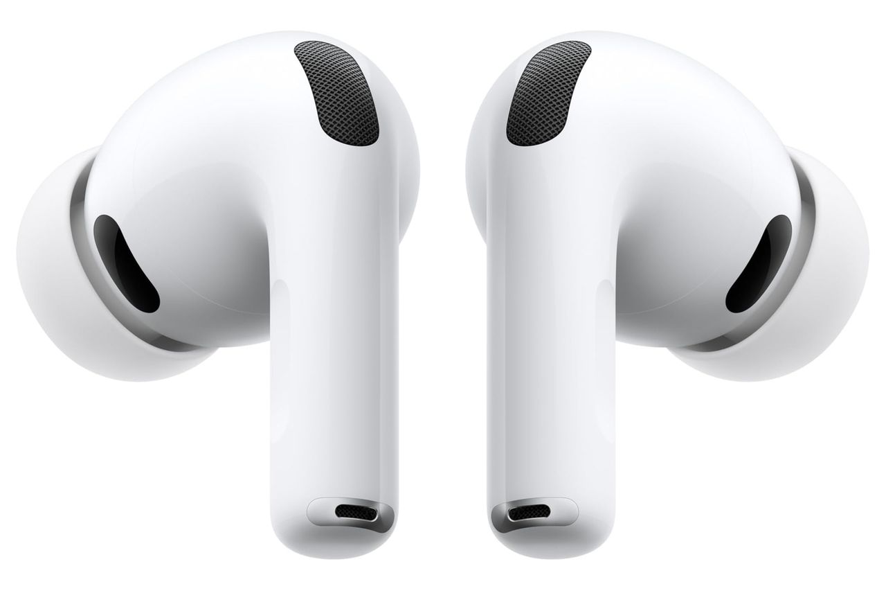 Apple AirPods Pro 3 Wireless Earbuds, Active Noise Cancellation, Live Translation, Heart Rate Sensing, Hearing Aid Feature, Bluetooth Headphones, Spatial Audio, High-Fidelity Sound, USB-C Charging Credit: Amazon