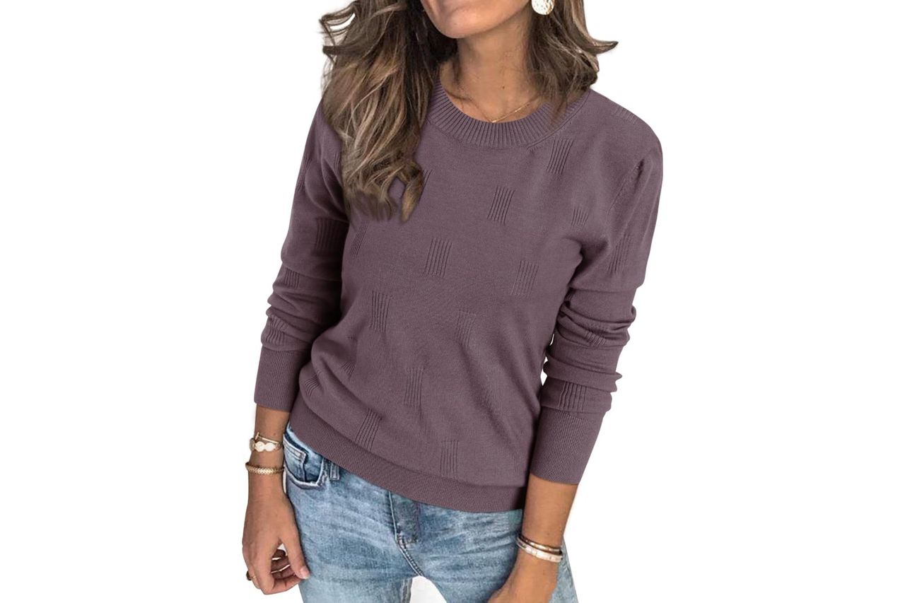 Amazon Arach&Cloz Soft Knit Sweater Pullover Credit: Amazon