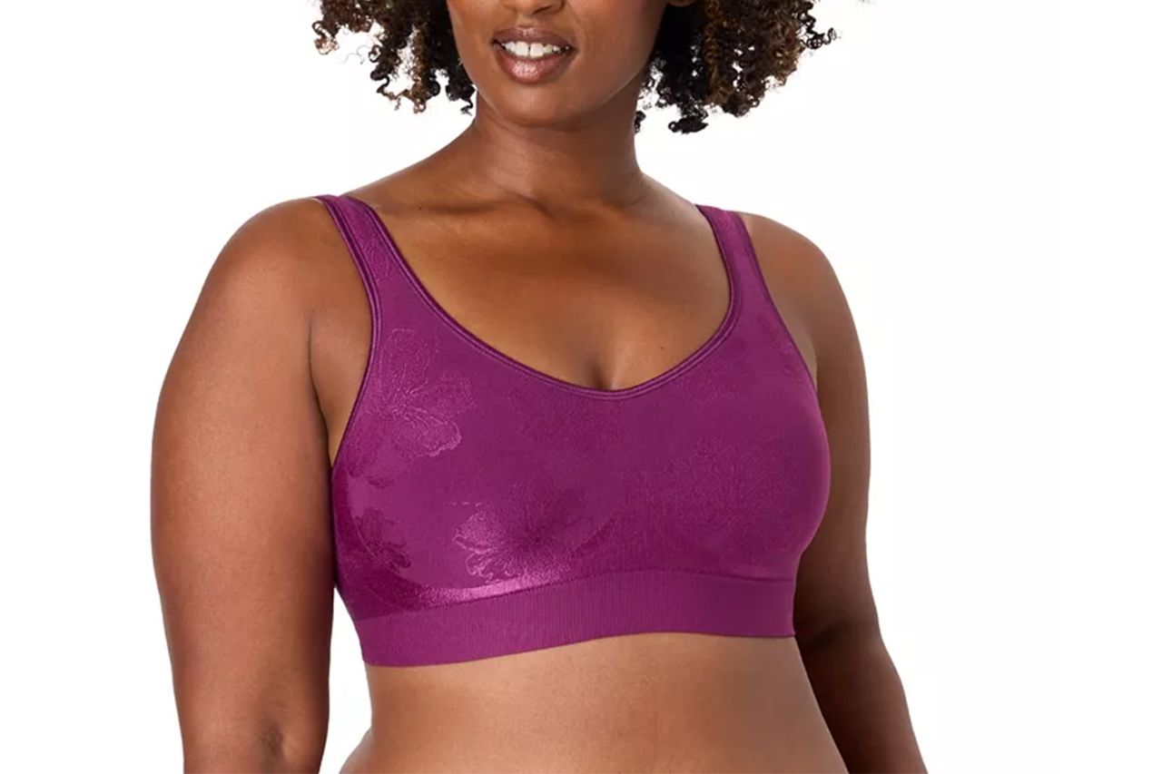 Bali Comfort Revolution ComfortFlex Fit Seamless Shaping Wireless Bra 3488 Credit: Macy's
