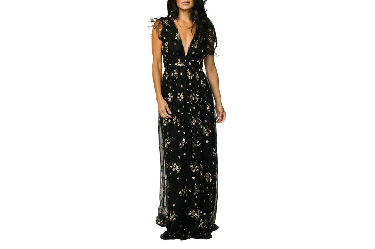Baltic Born Natalia Floral Embellished Maxi Dress Credit: Baltic Born
