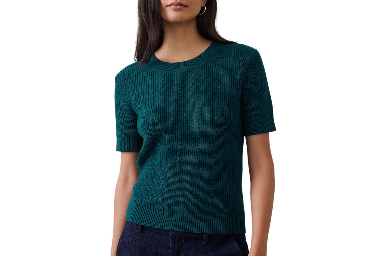 Banana Republic Factory Cotton Ribbed Textured Sweater Credit: Banana Republic Factory