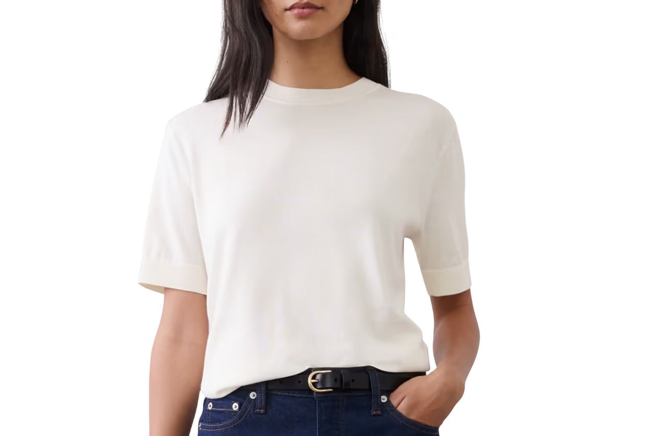 Banana Republic Factory Forever Short Sleeve Sweater Credit: Banana Republic Factory