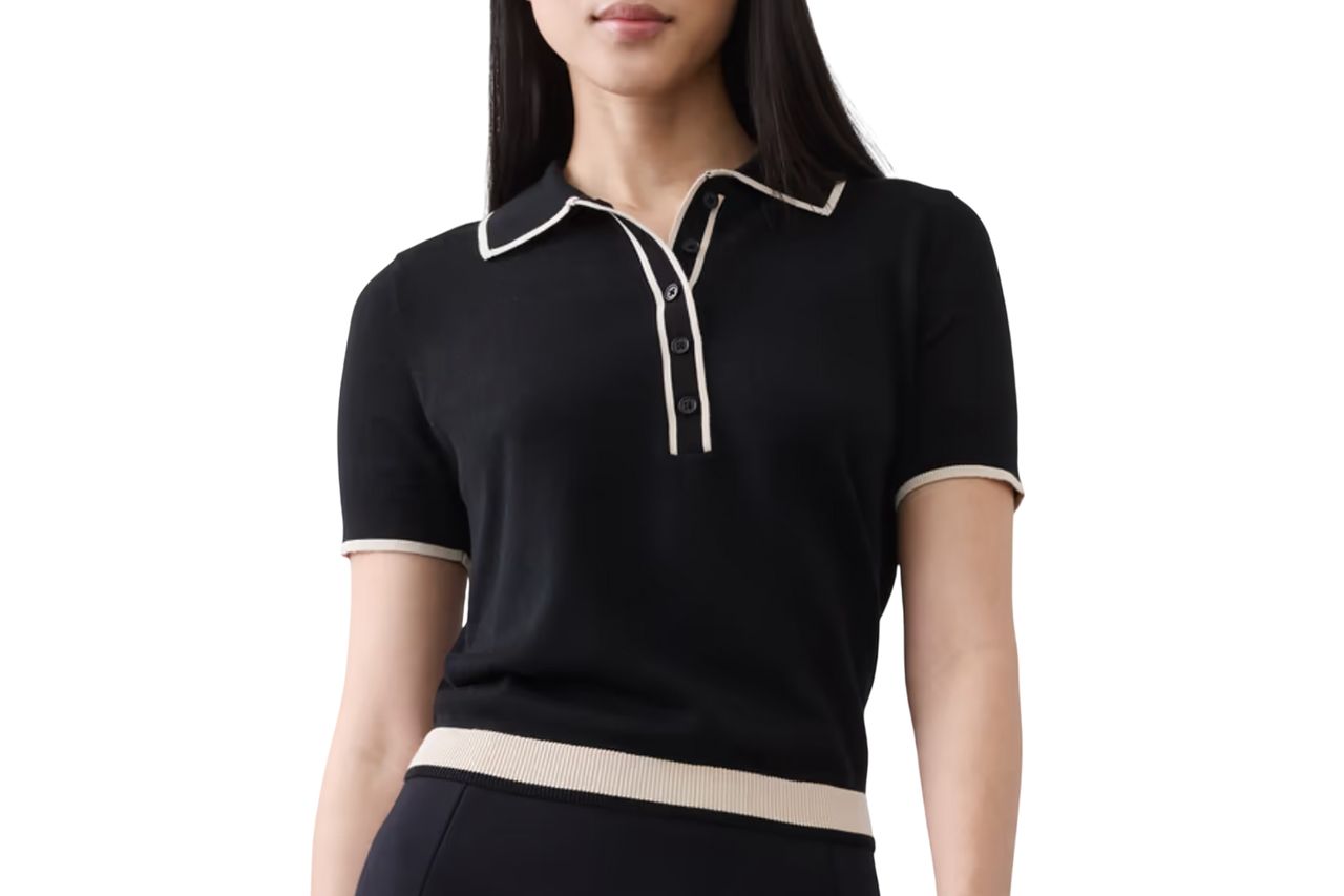 Banana Republic Factory Tipped Sweater Polo Credit: Banana Republic Factory