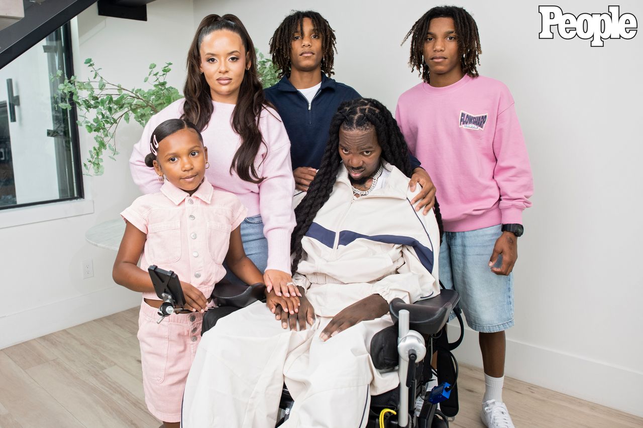 Chris Johnson and family photographed at home on September 8, 2026 in Montverde, Florida Chris Johnson and family photographed at home on September 8, 2026 outside of Orlando, FloridaCredit: Octavio Jones