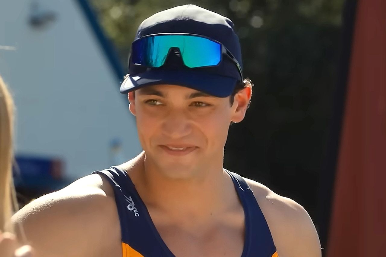 Kyle Clark in 'Crew Girl'. Kyle Clark in ‘Crew Girl’.Credit: Netflix/YouTube
