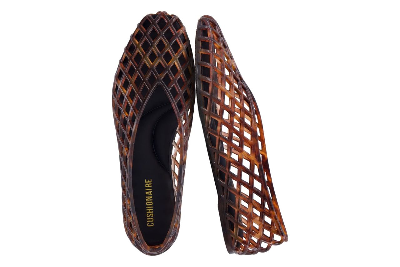 CUSHIONAIRE Siesta Modern Lattice Ballet Flats Credit: Amazon