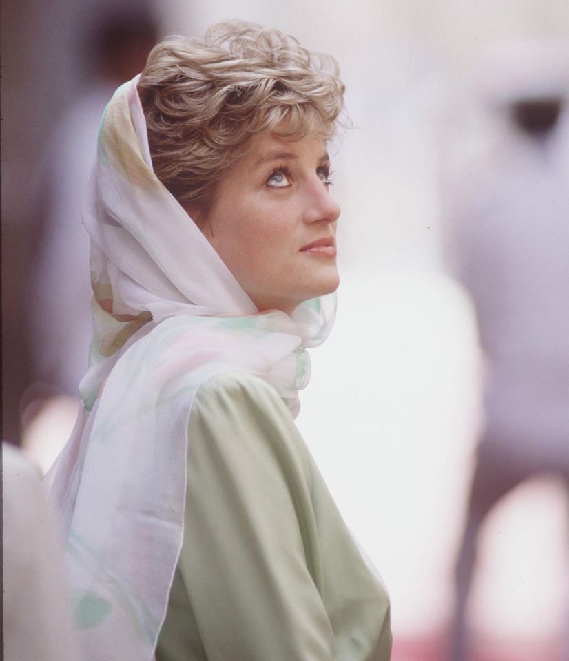 Princess Diana visits the Al-Azhar Mosque in Cairo on May 13, 1992Credit: Tim Graham Photo Library via Getty Images