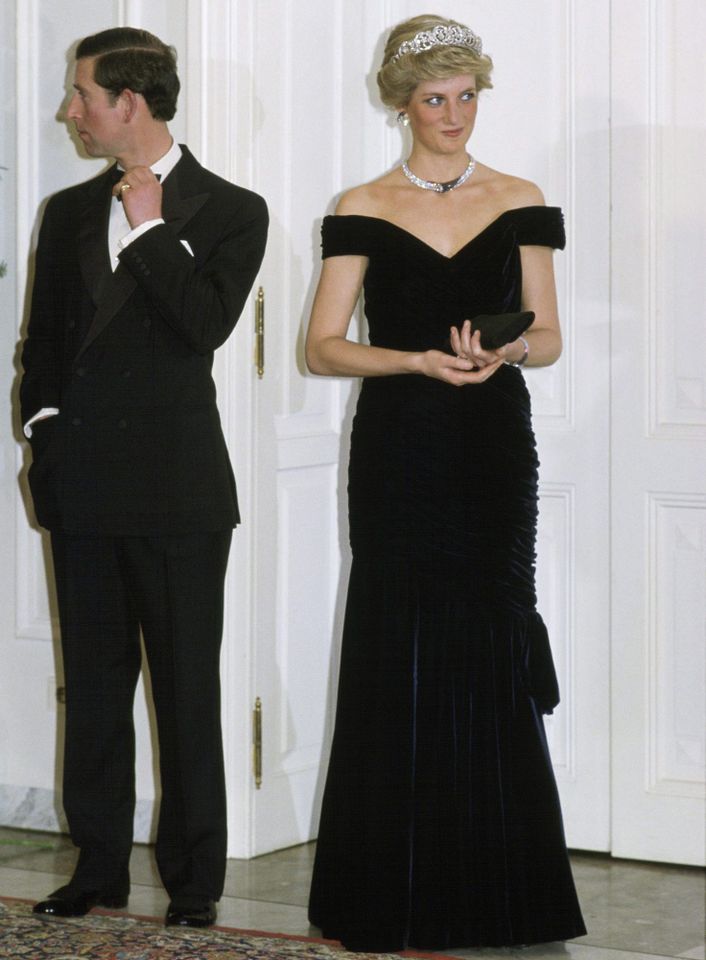 Prince Charles and Princess Diana attend an evening function in Bonn, Germany, on Nov. 2, 1987Credit: Tim Graham Photo Library via Getty Images