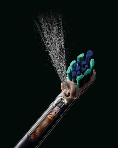 The Dyson CameraJet shoots out mouth rinse to target gaps between teethCredit: Dyson