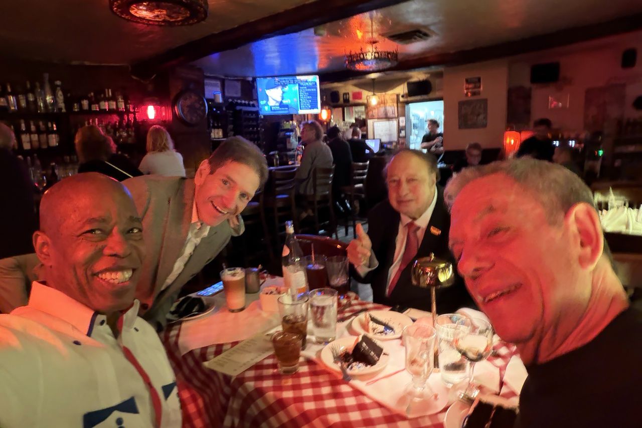 Eric Adams at his 66th birthday dinner in New YorkCredit: Eric Adams/X