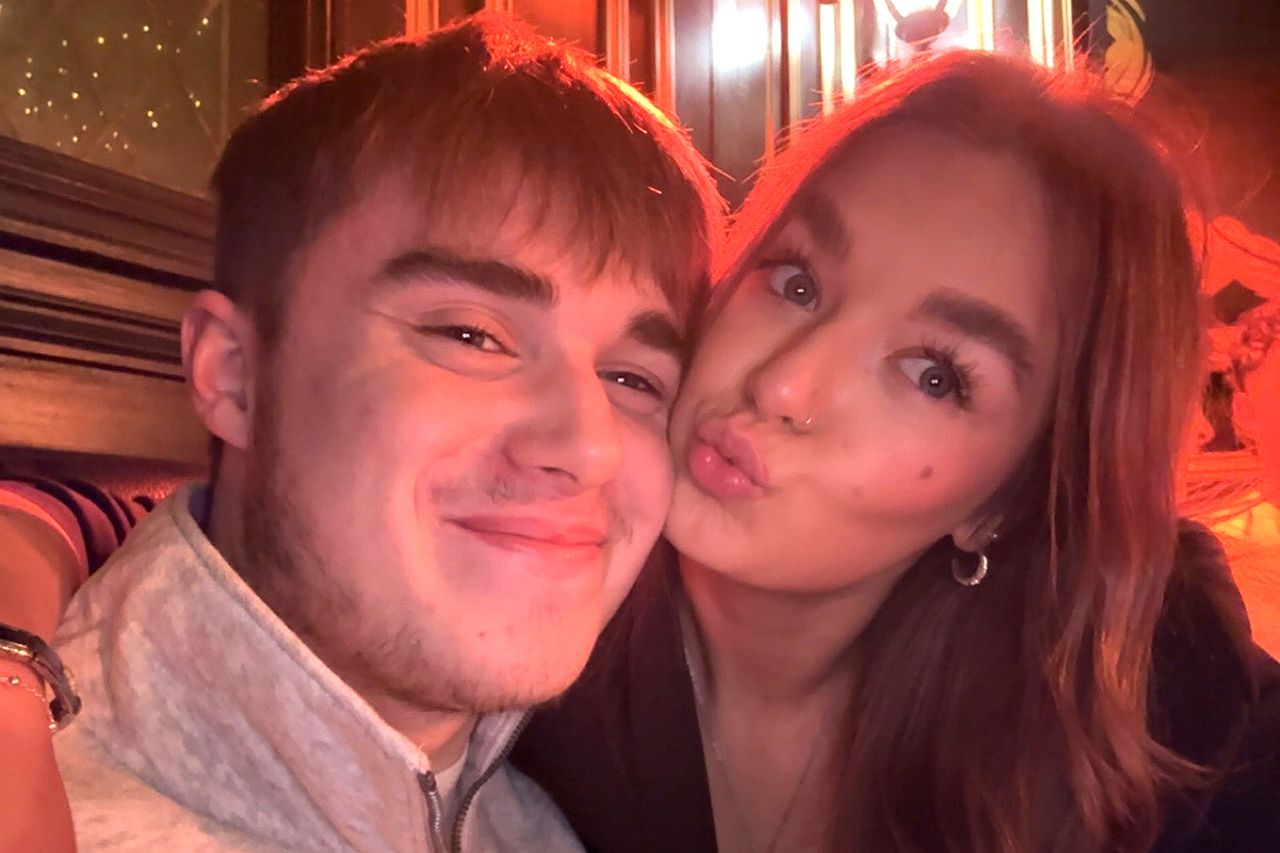 Joshua Young and Faye McCombCredit: Kennedy News & Media
