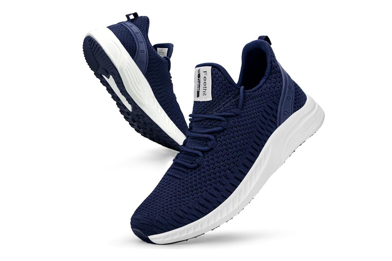 Feethit Slip on Running Walking Sneakers Athletic Gym Tennis Shoes Credit: Amazon