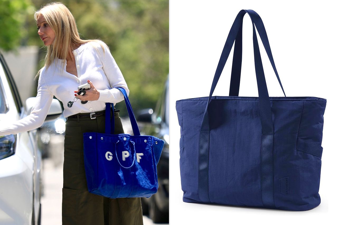 Gwyneth Paltrow, Bag Credit: BACKGRID; Amazon