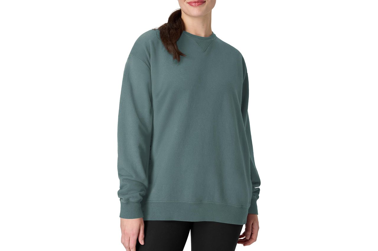 Hanes ComfortWash Garment Dyed Sweatshirt Credit: Amazon