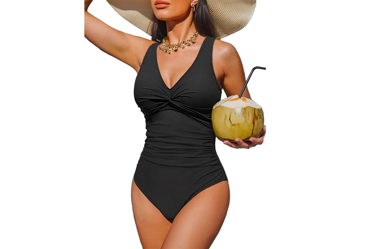 holipick Tummy Control One Piece Swimsuit Push Up Full Coverage Bathing Suit Credit: Amazon