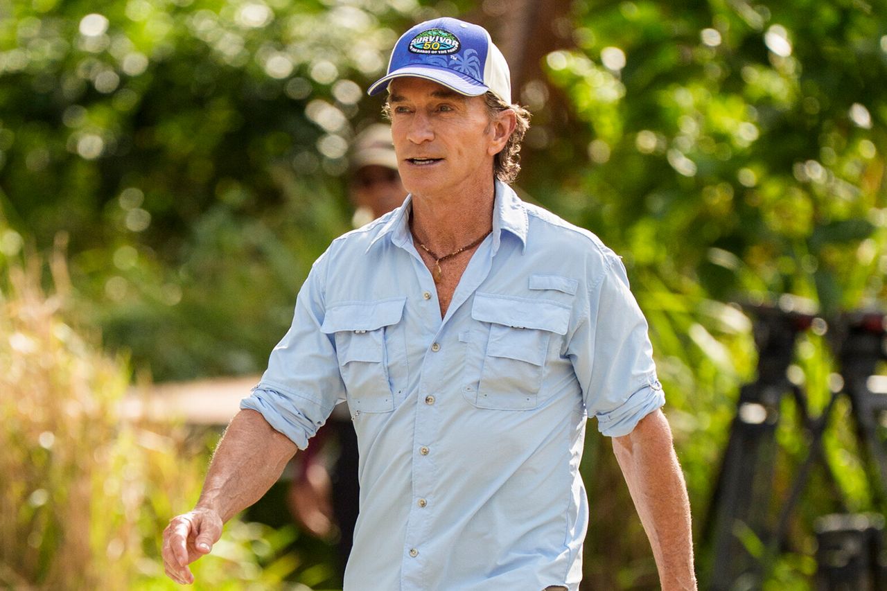 Jeff Probst on Survivor 50. Jeff Probst for ‘Survivor 50’Credit: Robert Voets/CBS