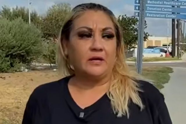 Jennifer Benavides speaks to KSAT after 18-year-old Karla Ibarra allegedly handed her 1-month-old son at a downtown San Antonio bus stop and told her she wanted to give the baby away. Jennifer BenavidesCredit: KSAT/Youtube