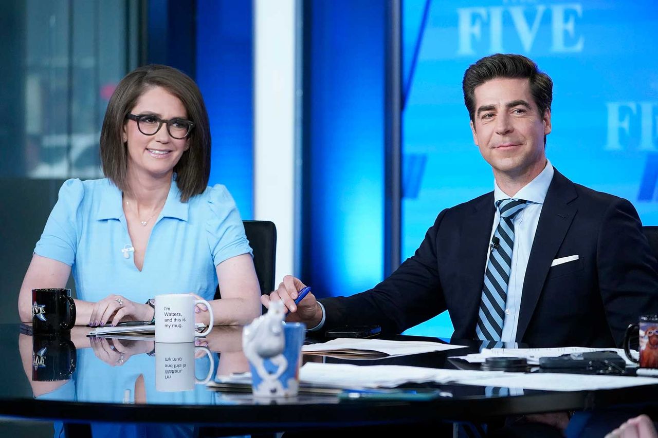 Jessica Tarlov and Jesse Watters attend Fox News' Jessica Tarlov and Jesse Watters on ‘The Five’ in June 2023Credit: John Lamparski/Getty