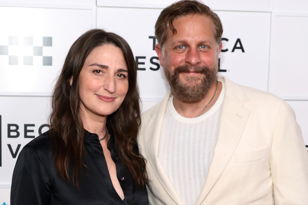 Sara Bareilles (left) and Joe Tippett on June 6, 2026Credit: Dimitrios Kambouris/Getty