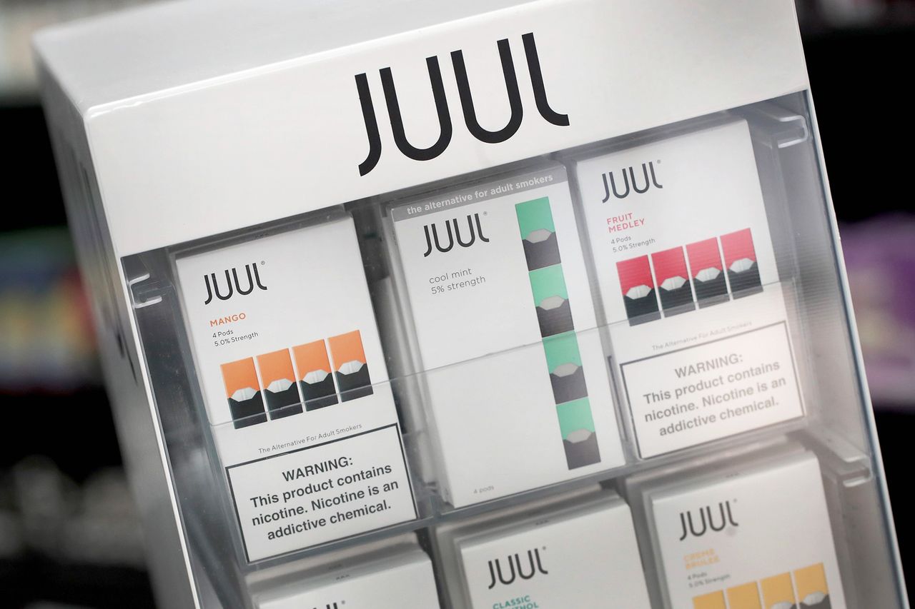 E-cigarettes and pods by JuulCredit: Scott Olson/Getty