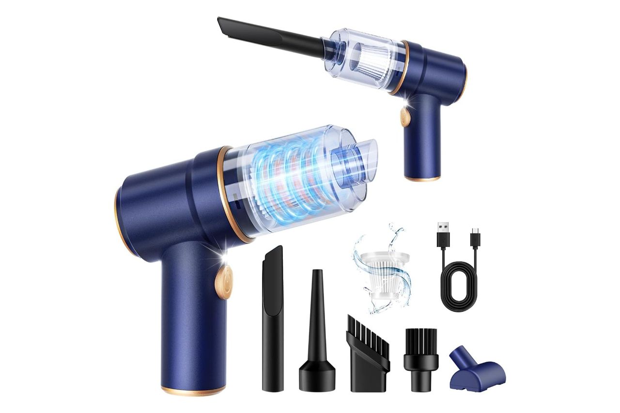 Kmm Handheld Car Vacuum Cleaner 9000Pa Vacuum Cleaner Credit: Amazon