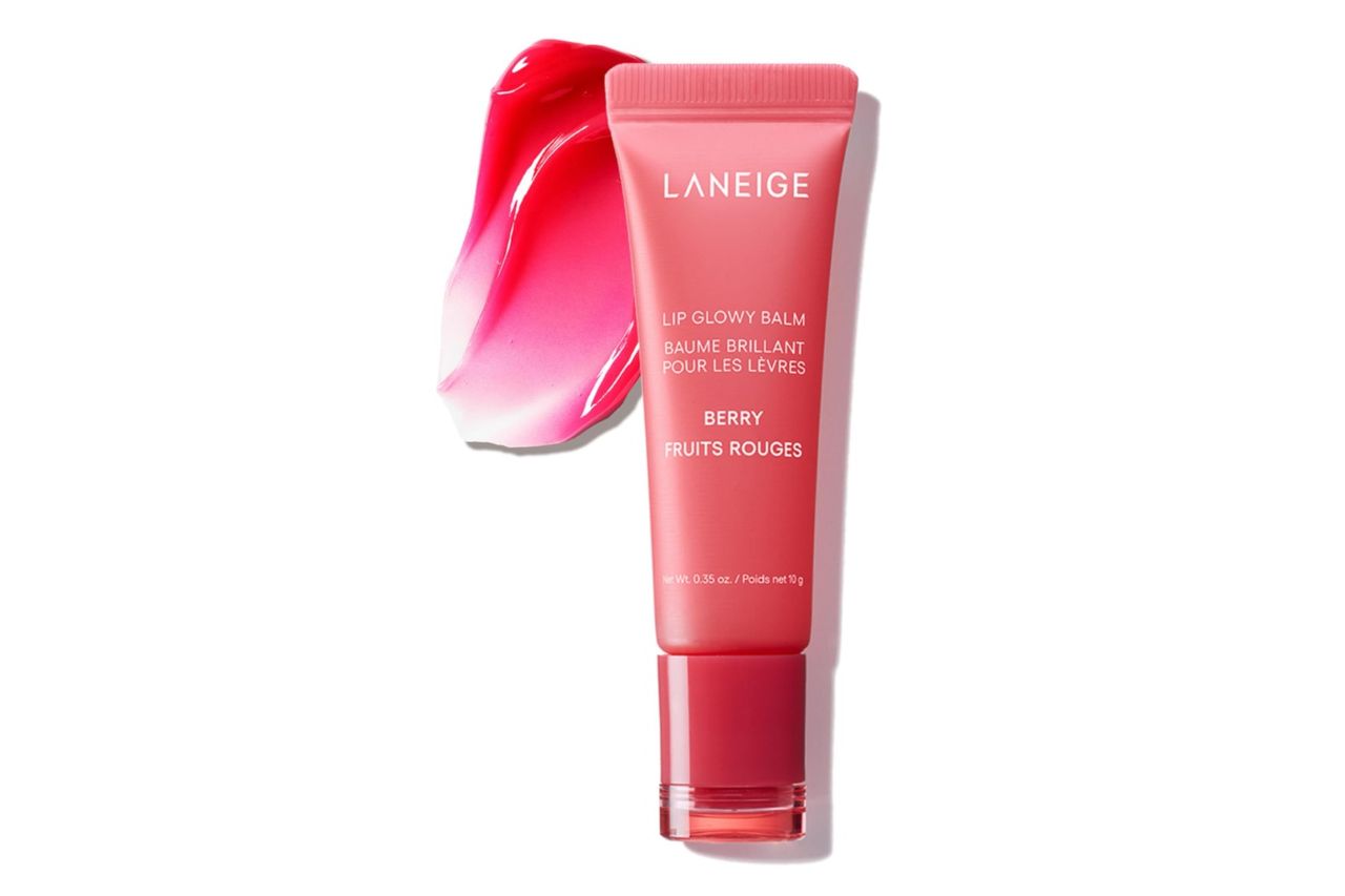 LANEIGE Lip Glowy Balm: Sheer Tinted Lip Moisturizer with Shea Butter, Credit: Amazon