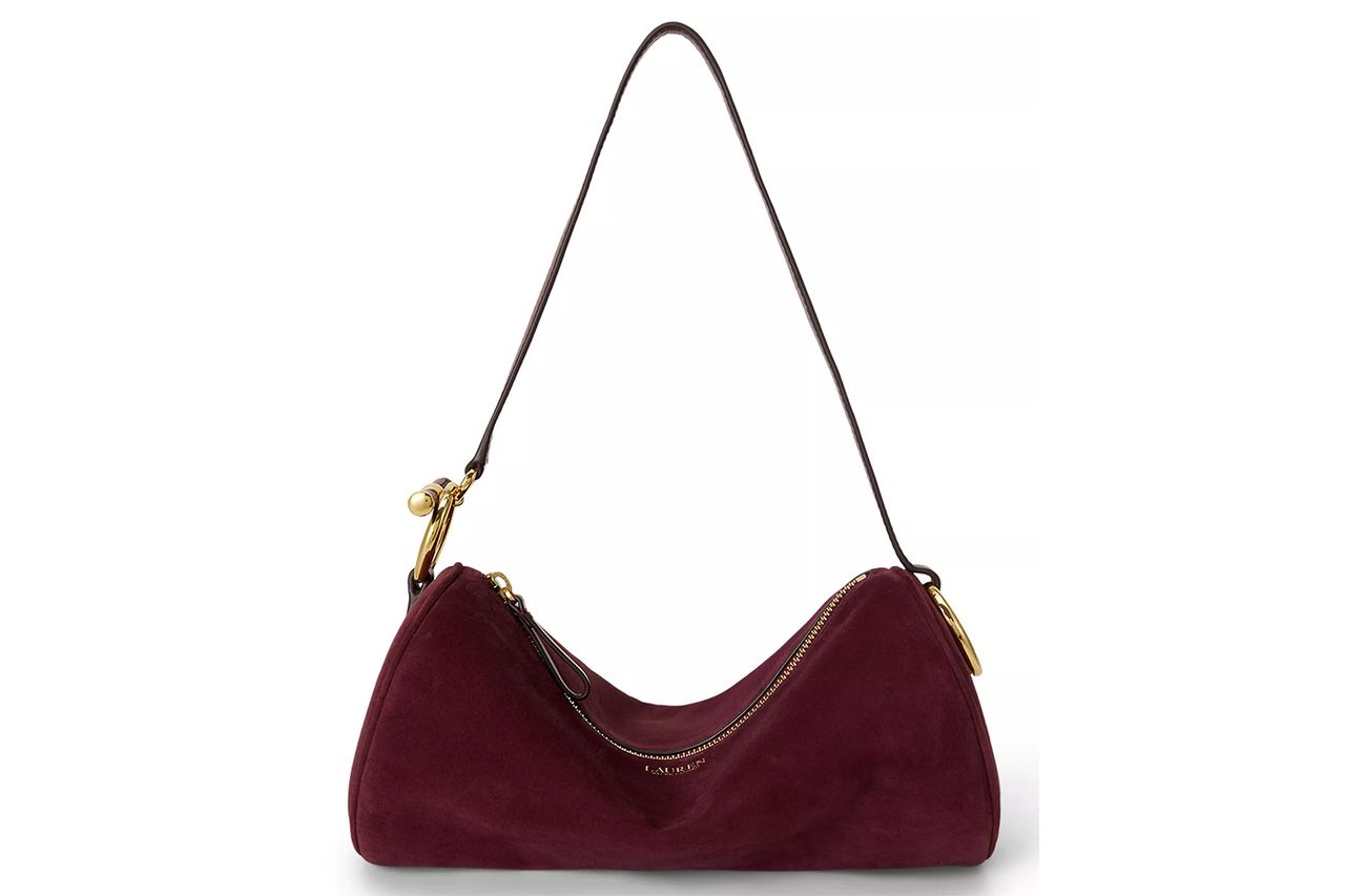 Lauren Ralph Lauren Suede Small Blaike Barrel Bag Credit: Macy's