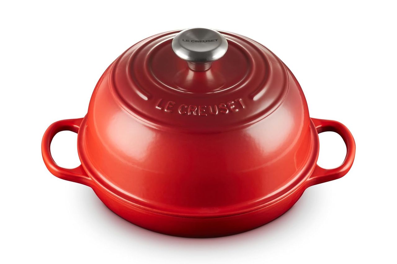 Le Creuset Enameled Cast Iron Signature Round Bread Oven, 9.5 inch, Cerise Credit: Amazon