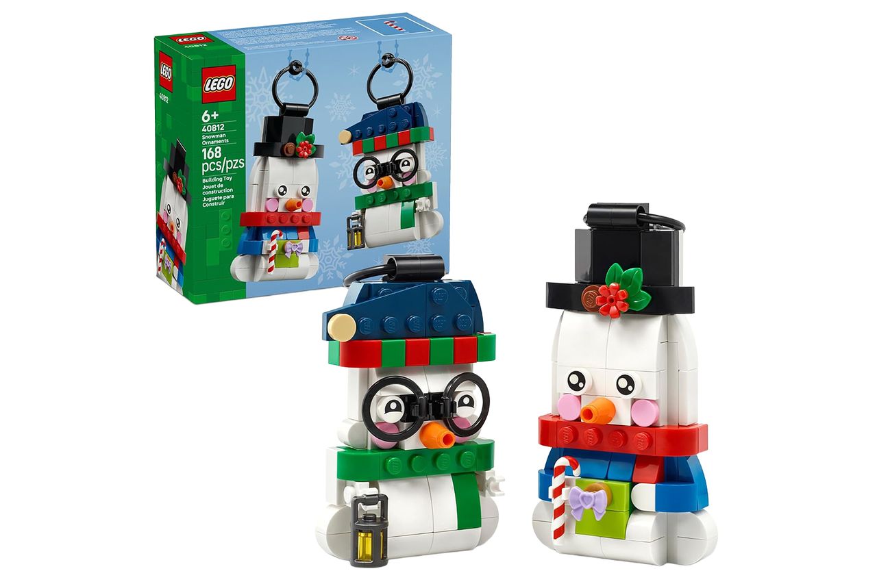LEGO Snowman Ornaments Credit: Amazon