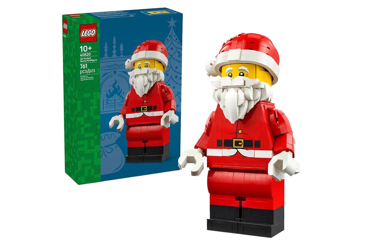 LEGO Upscaled Santa Minifigure Credit: Amazon