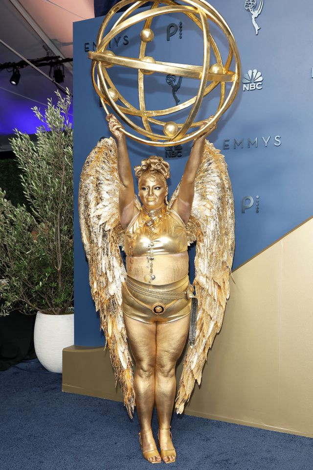 Megan Stalter attends the 78th Primetime Emmy Awards at Peacock Theater on September 14, 2026 in Los Angeles, California Credit: Amy Sussman/Getty