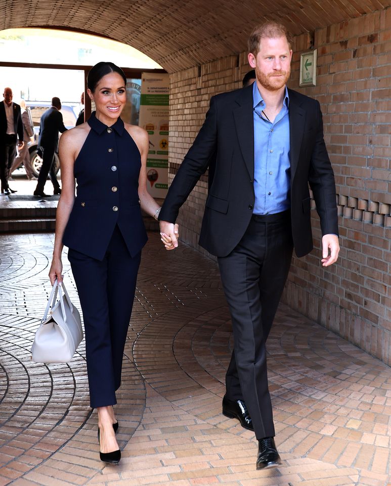 Prince Harry, Duke of Sussex and Meghan, Duchess of Sussex seen during The Duke and Duchess of Sussex's Colombia Visit on August 15, 2024 in Bogota, Colombia Meghan Markle and Prince HarryCredit: Eric Charbonneau/Archewell Foundation via Getty