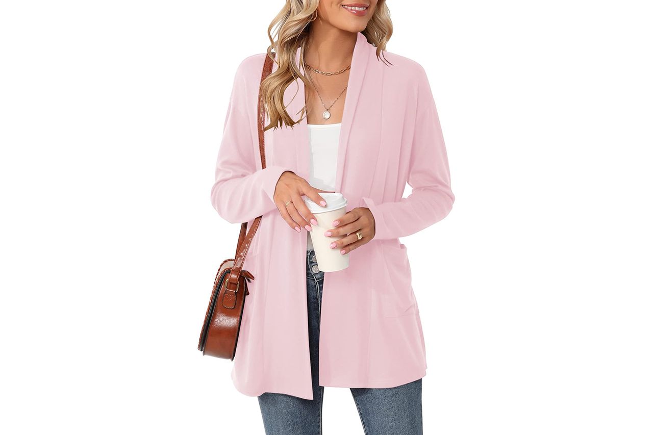 Micoson Long Sleeve Open Front Cardigan Credit: Amazon