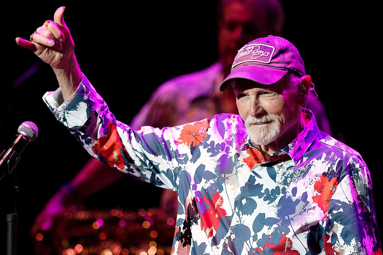 Mike Love of The Beach Boys, performs during a concert at the Starlite Music Festival in Marbella, southern Spain, on July 28, 2025Credit: JORGE GUERRERO/AFP via Getty