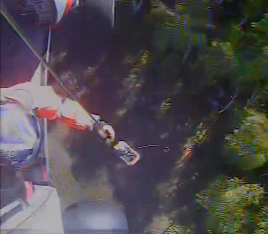 U.S. Coast Guard footage of the rescueCredit: U.S. Coast Guard