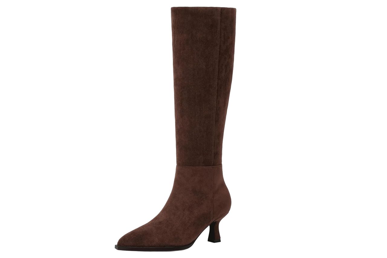 Modatope Knee High Boots for Women Kitten Heel Boots Credit: Amazon