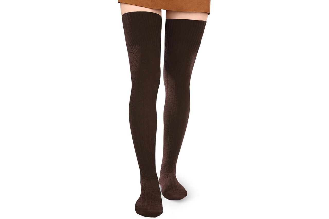 Moon Wood Thigh High Socks Credit: Amazon