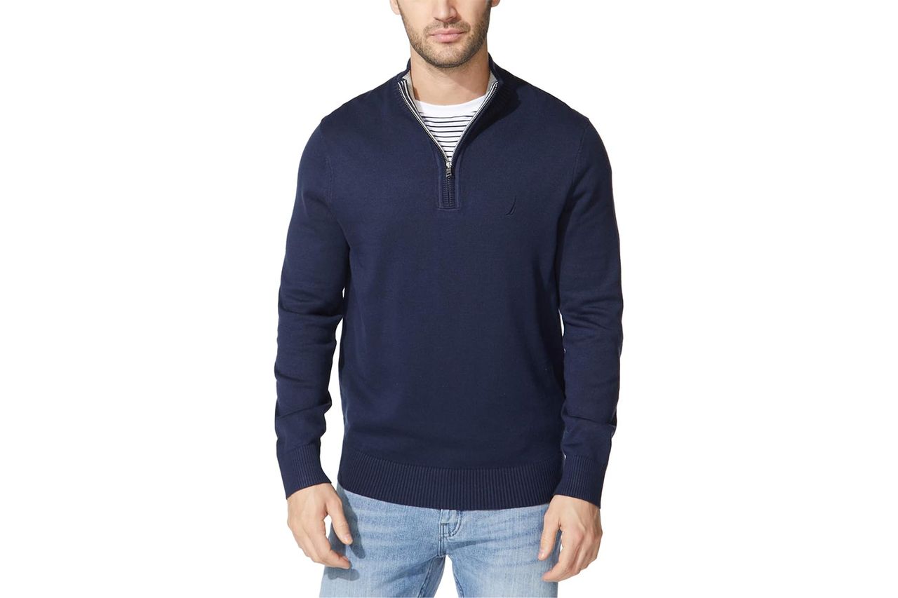Nautica Men's Quarter-Zip Sweater Credit: Amazon