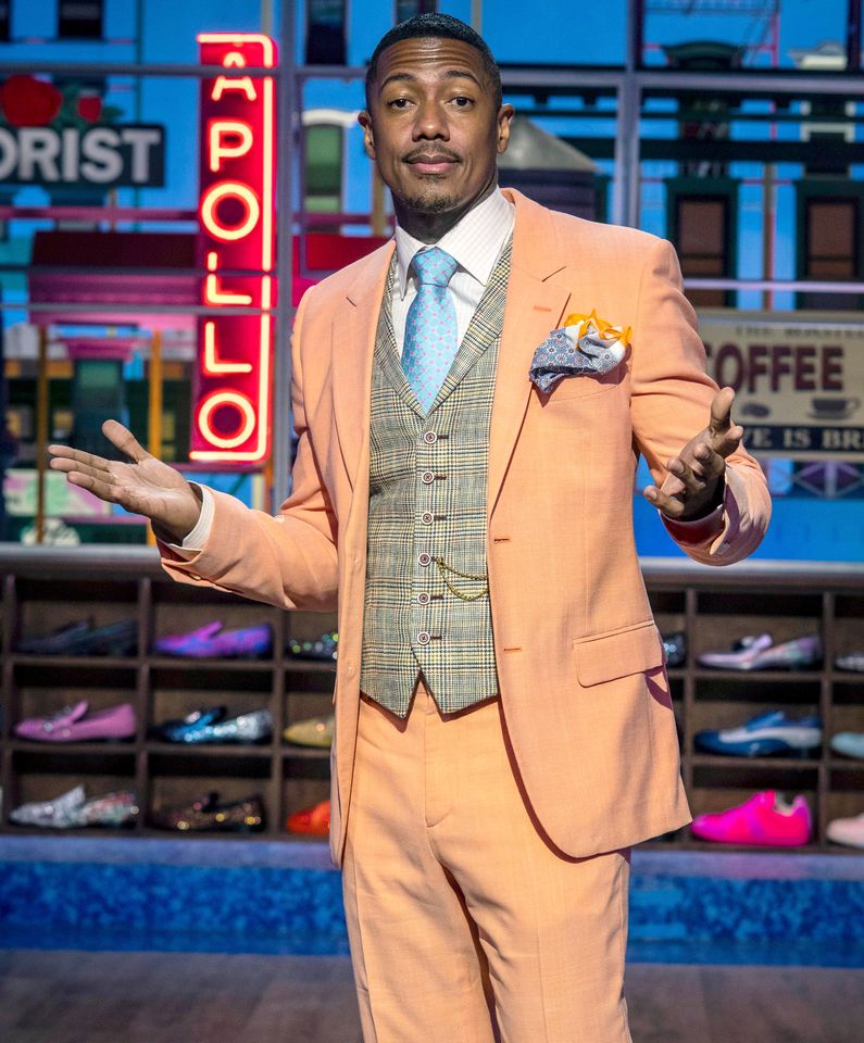 Nick Cannon poses for a portrait on the set of “Nick Cannon”Credit: Andy Kropa/Invision/AP/Shutterstock