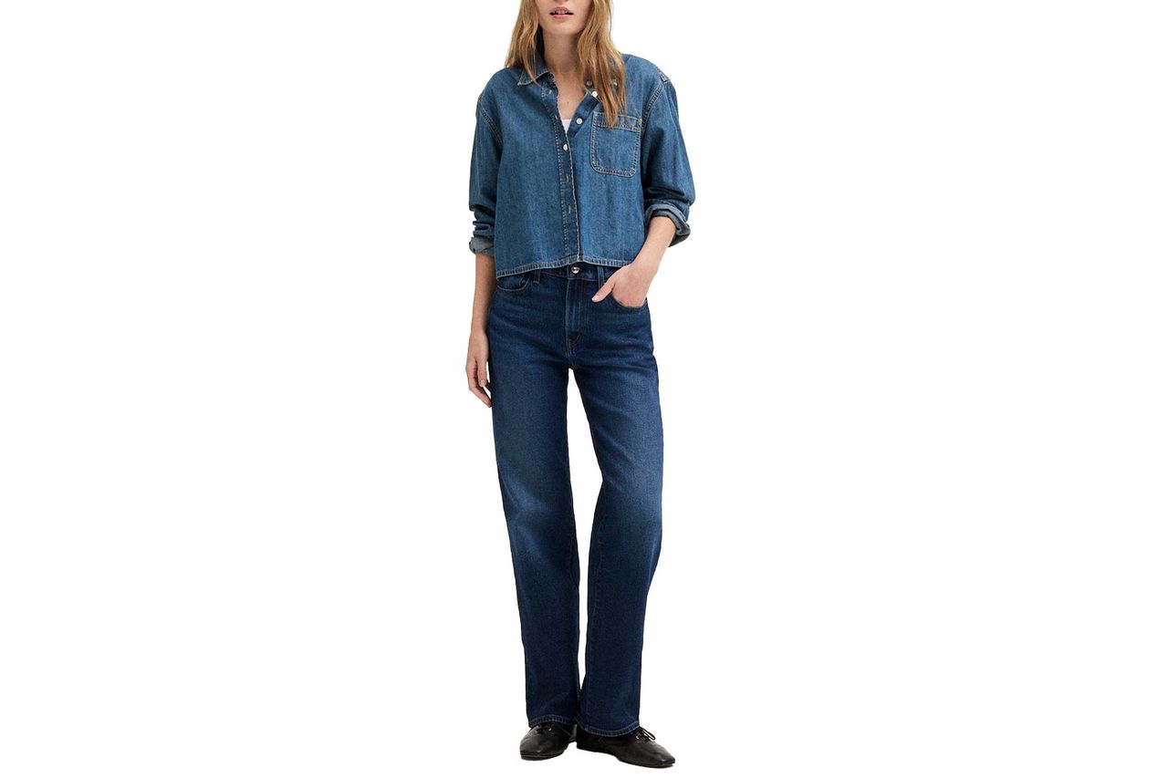 Madewell The Perfect Vintage Wide-Leg Jean Credit: Madewell