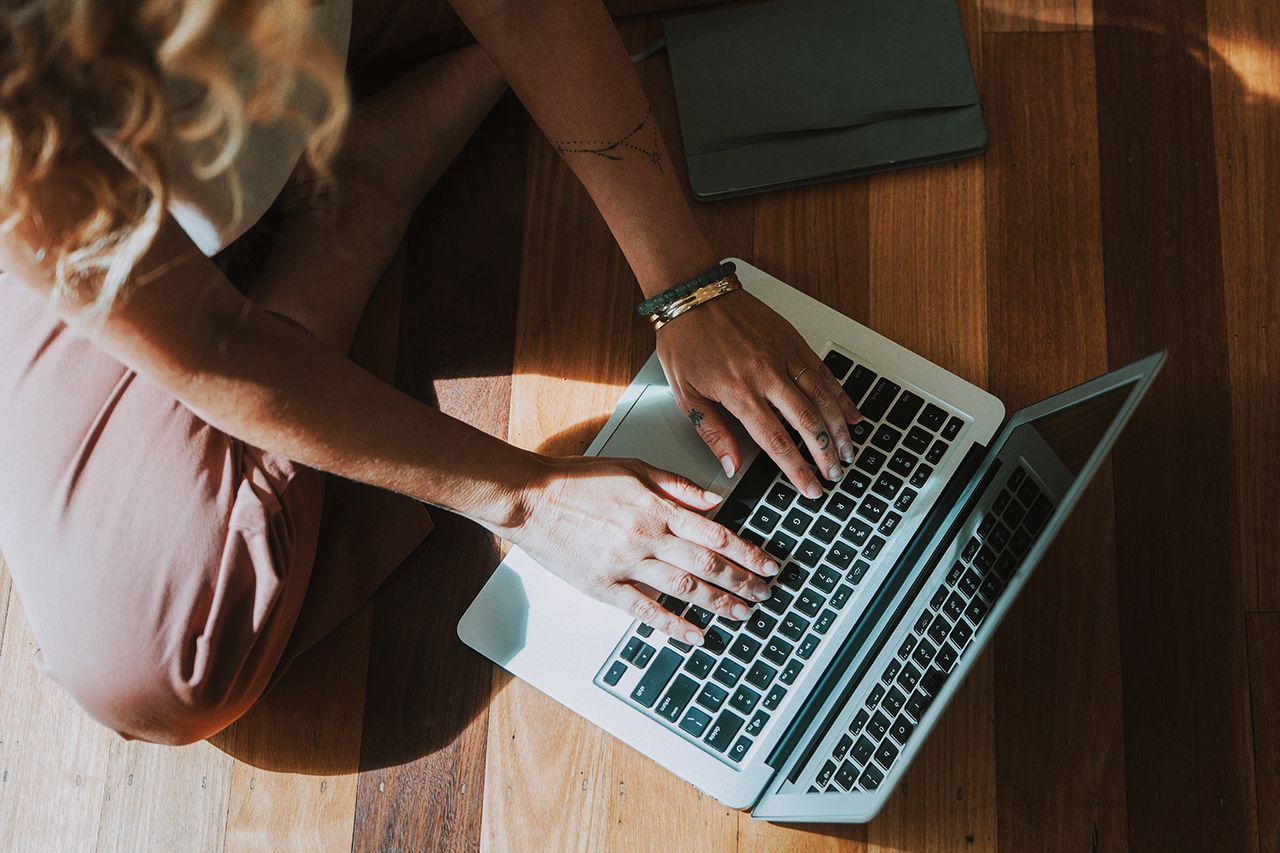 Person typing on laptopCredit: Getty