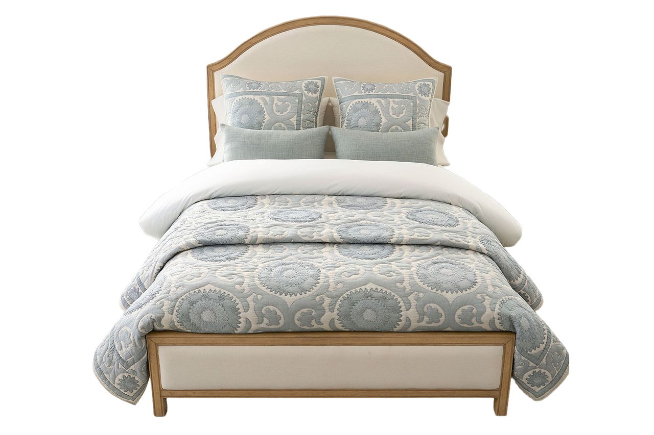 Pottery Barn Alanya Suzani Quilt Credit: Pottery Barn