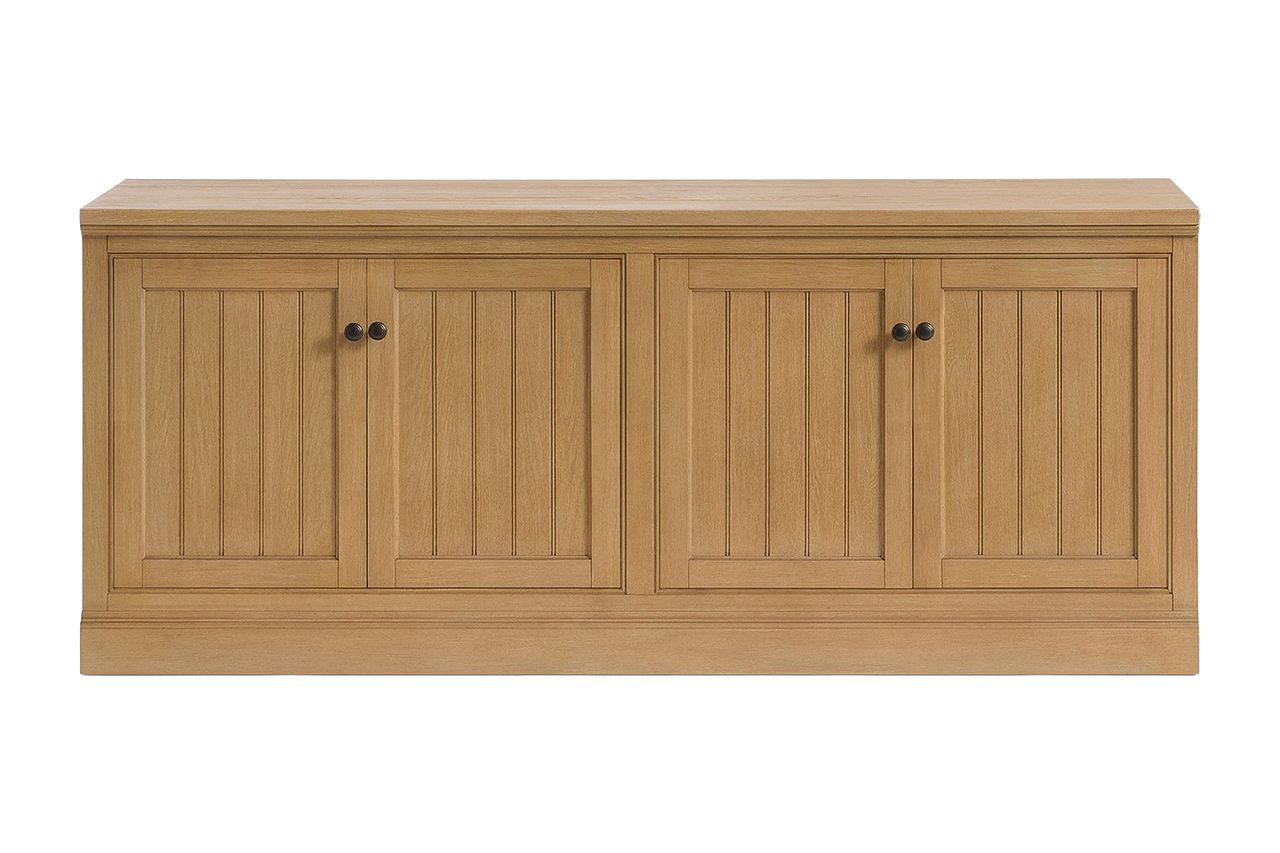 Pottery Barn Aubrey Storage Cabinet Console Credit: Pottery Barn