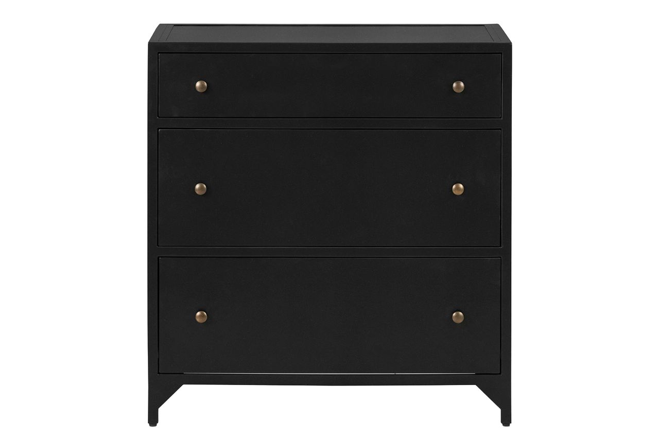 Pottery Barn Harmon Metal Nightstand Credit: Pottery Barn