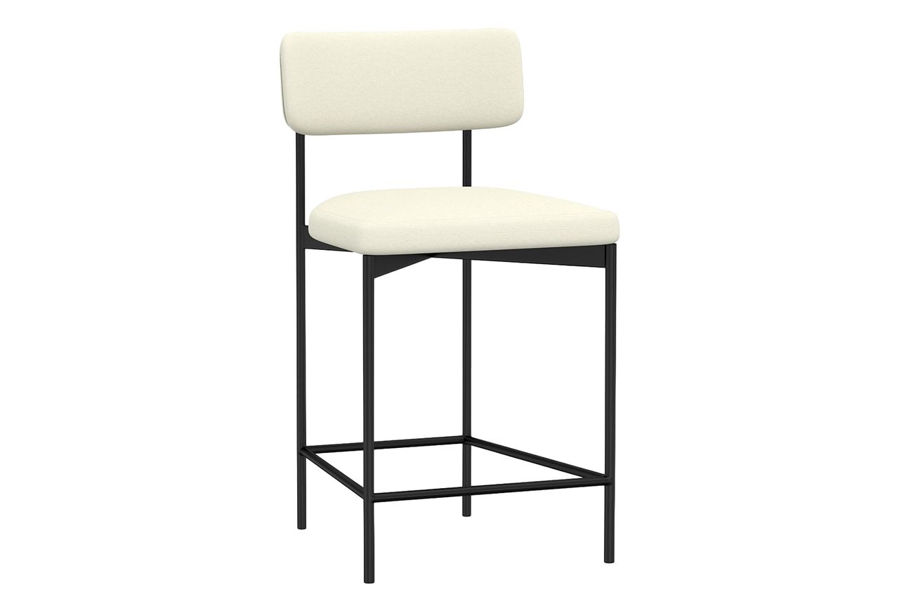 Pottery Barn Maison Upholstered Counter Stool Credit: Pottery Barn