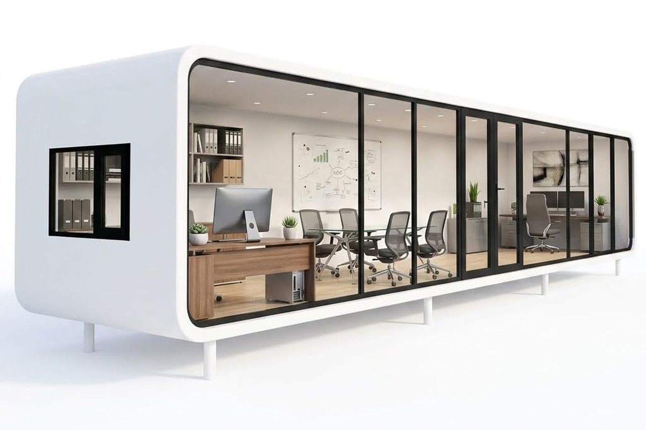 Prefab Backyard Office Pod Soundproof Outdoor Studio Credit: Amazon